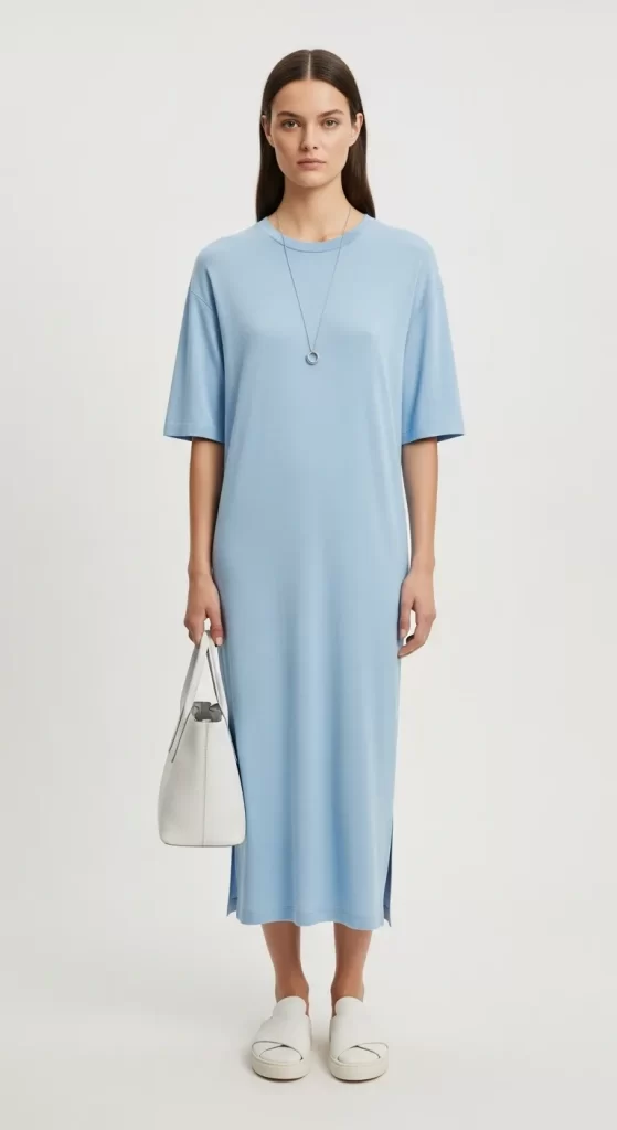 The Minimalist Sky Blue Sheath