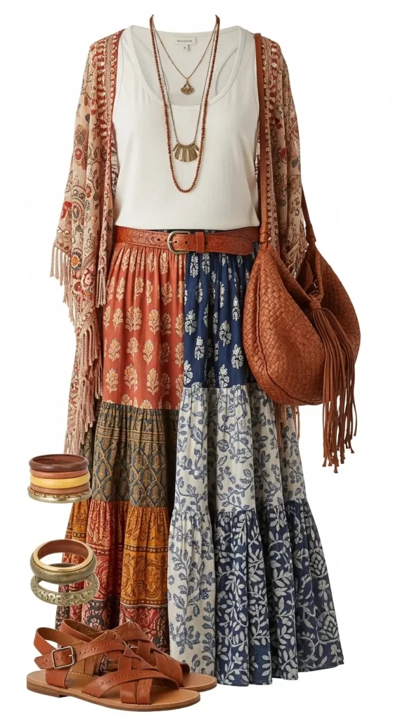 The Free-Spirited Tiered Skirt