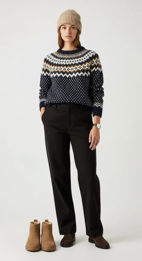 The Festive Fair Isle Sweater