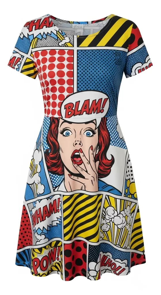 The Pop Art Pow Dress