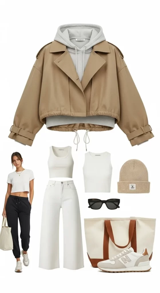 The Sporty Layered Trench