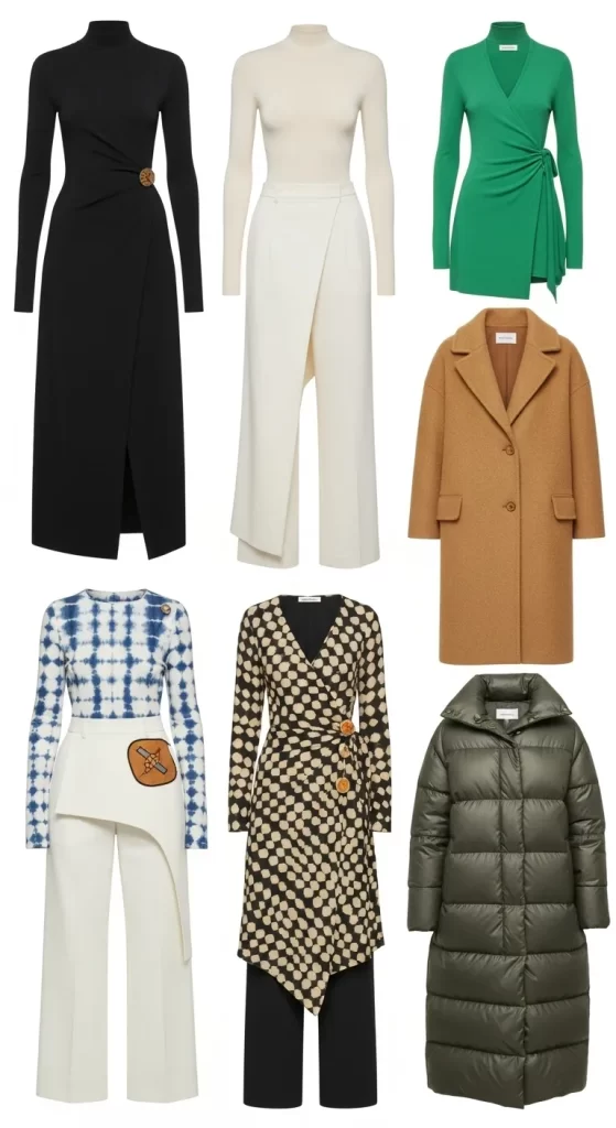  The Asymmetrical Wrap Dress