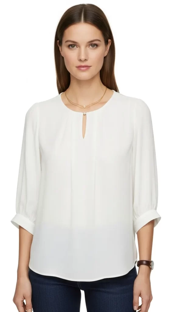 The Soft White Blouse The Soft White Blouse