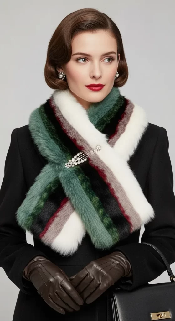 The Vintage-Inspired Fur Stole