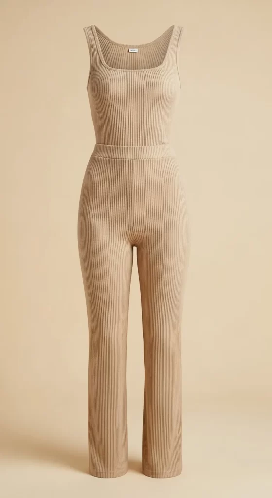 The Minimalist Ribbed Jumpsuit The Minimalist Ribbed Jumpsuit