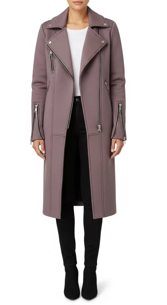 The Chic Longline Moto Coat