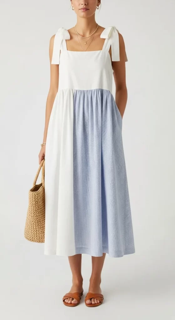 The Breezy Tie-Shoulder Dress
