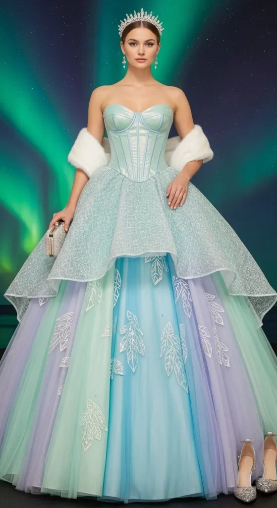 The Aurora Borealis Ball Gown