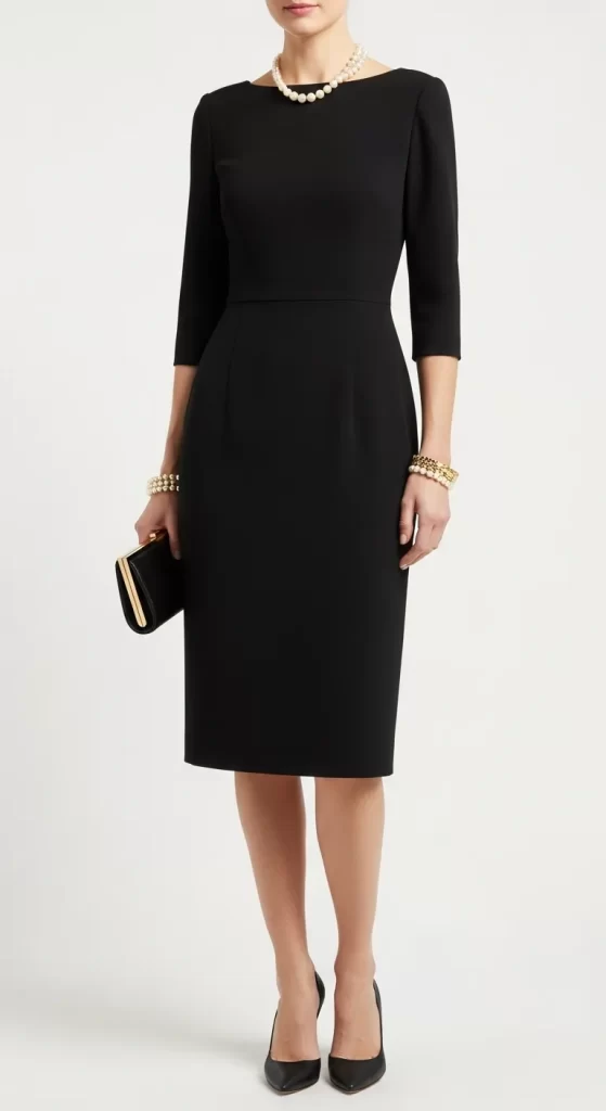 The Elegant Boat-Neck Dress The Elegant Boat-Neck Dress