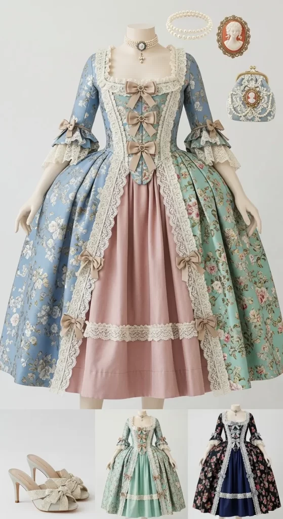  The Rococo Floral Gown