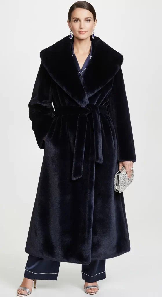 The Midnight Blue Boudoir Coat