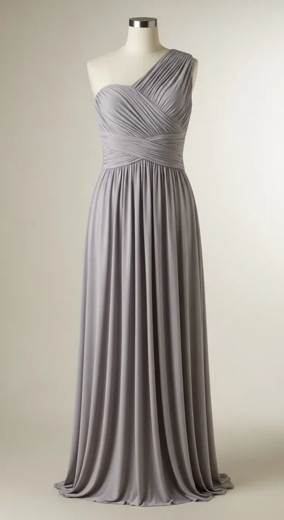  The Grecian Dove Grey Gown