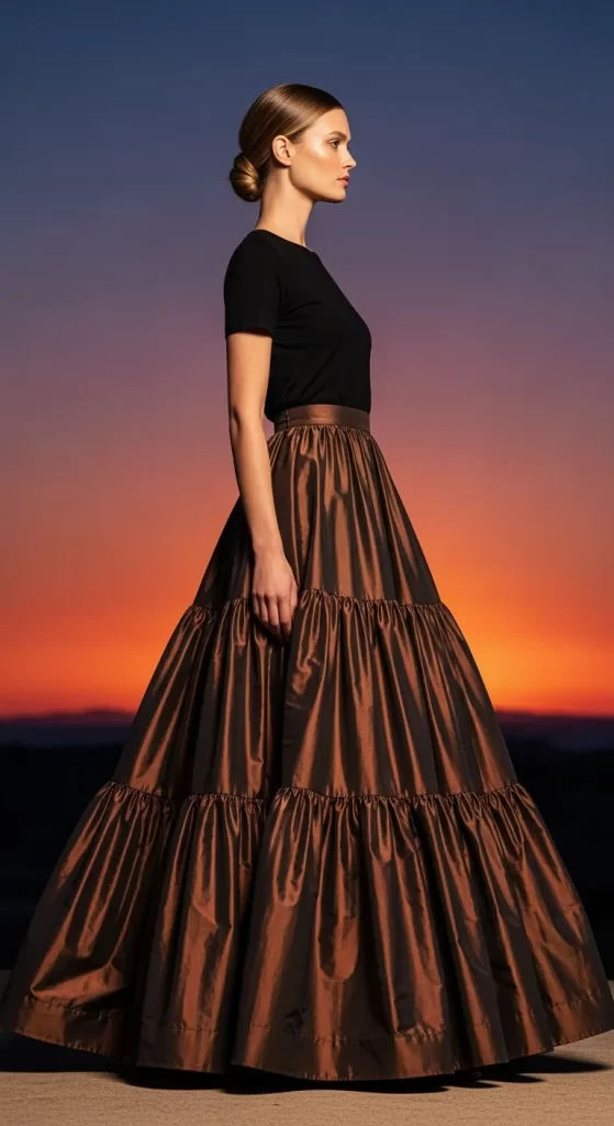 The Dramatic Taffeta Ball Skirt