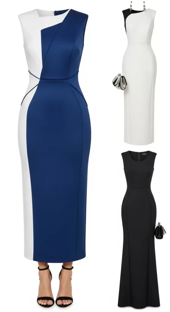  The Architectural Column Gown