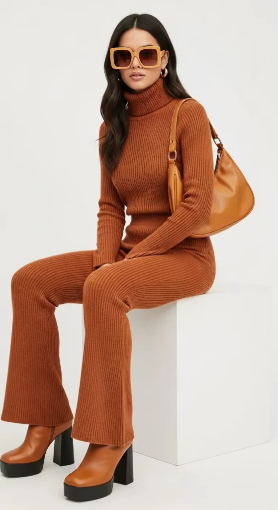 The Retro Ribbed Set