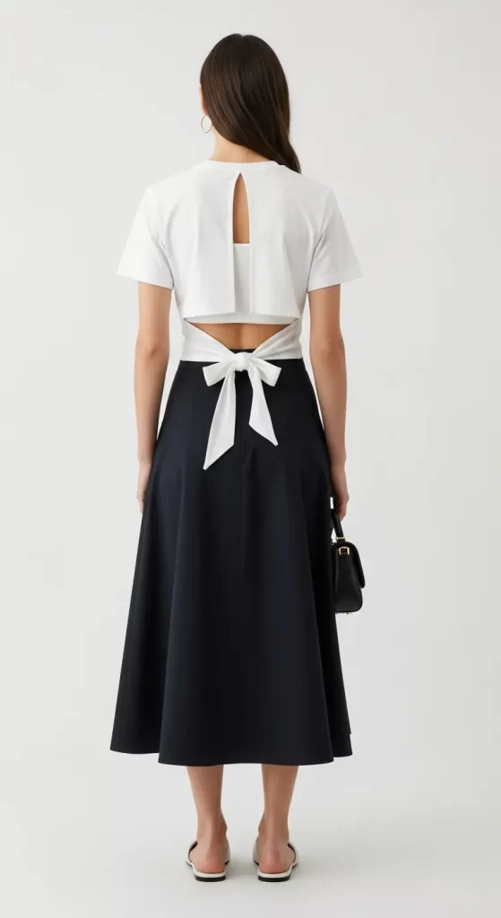 The Elegant Open-Back Tie Top