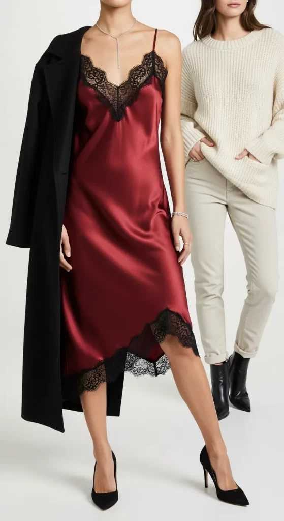 The Alluring Lace-Trimmed Slip