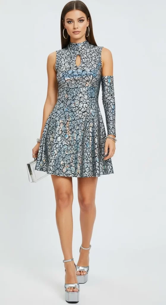  The Asymmetrical Party Dress