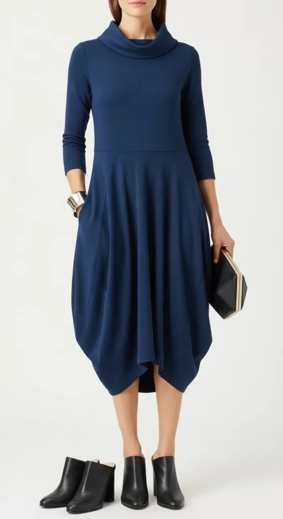 The Sculptural Cocoon Dress