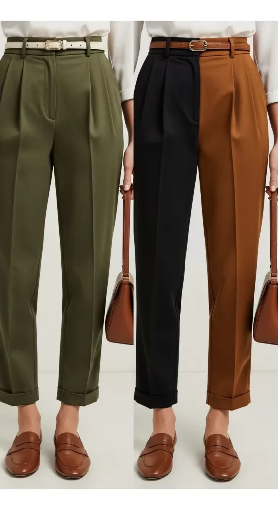 The High-Waisted Tapered Trousers