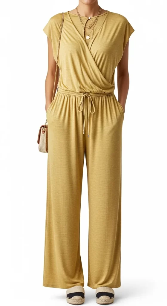 The Sunshine Surplice Jumpsuit The Sunshine Surplice Jumpsuit