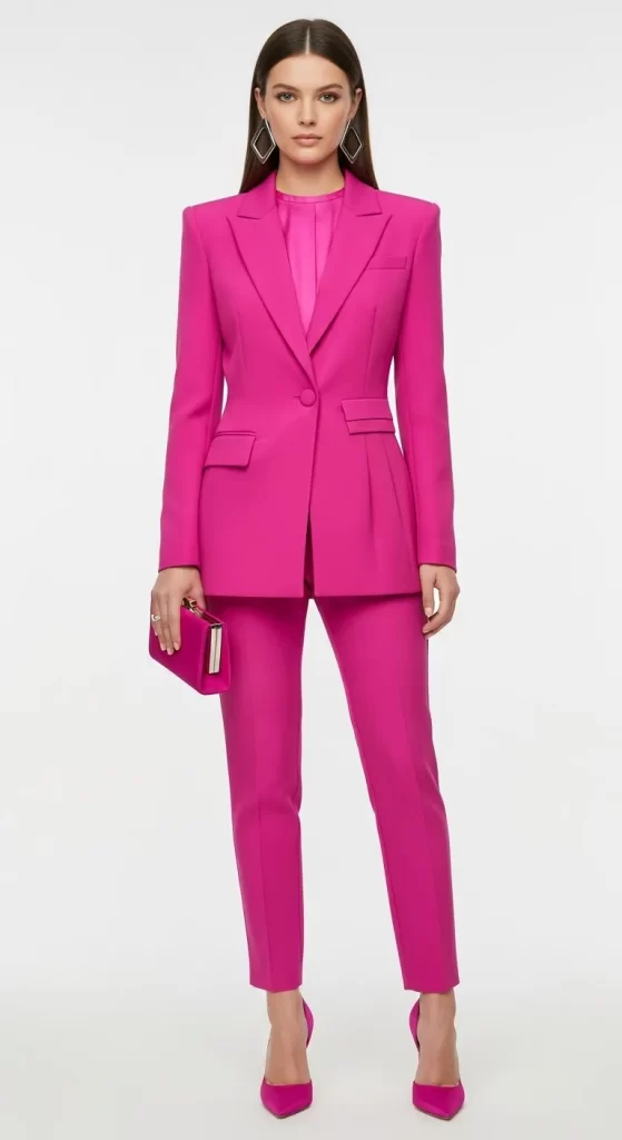 The Fuchsia Power Suit