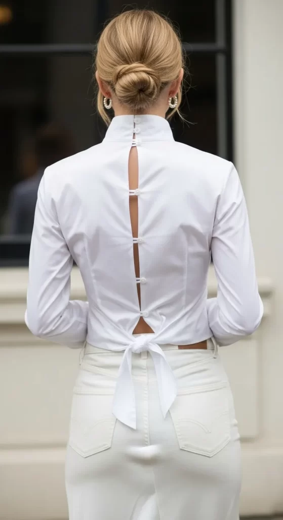 The Unexpected Reversed Blouse
