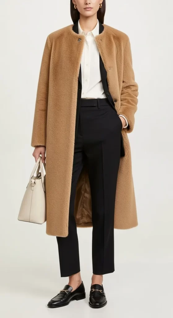 The Minimalist Teddy Coat