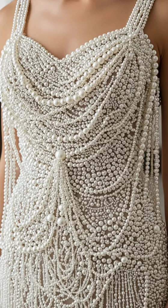 The Cascading Pearl Dress