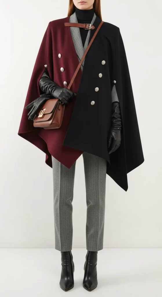  The Bicolor Military Cape