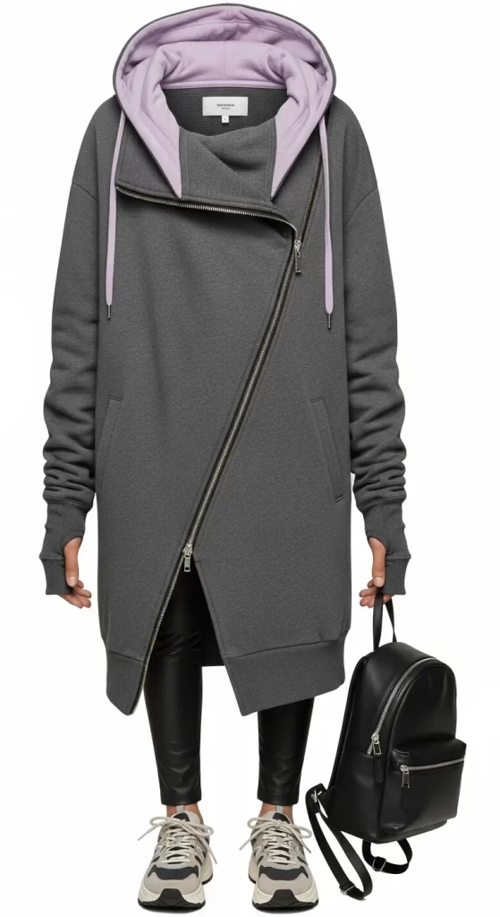 The Longline Asymmetrical Hoodie