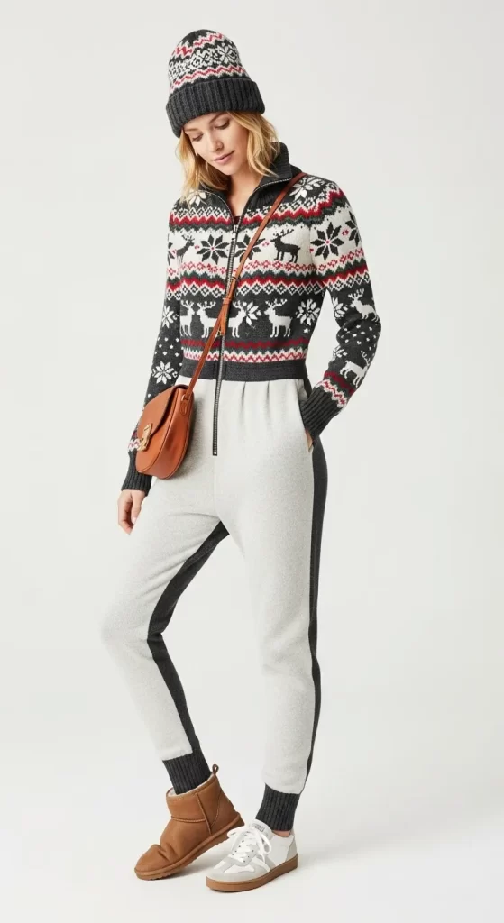 The Fair Isle Lodge Jumpsuit