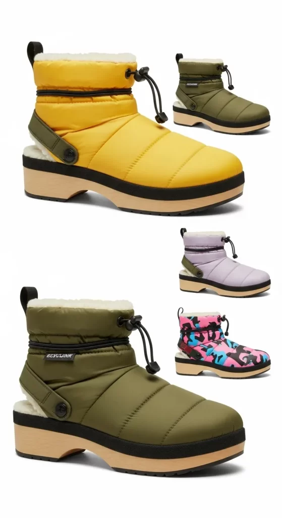 The Puffer Clog Bootie