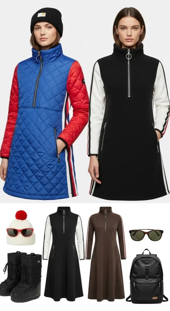 The Sporty Après-Ski Dress