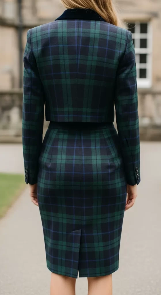 The Highland Tartan Skirt Suit