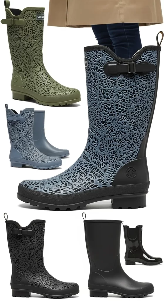 The Filigree Rain Boot