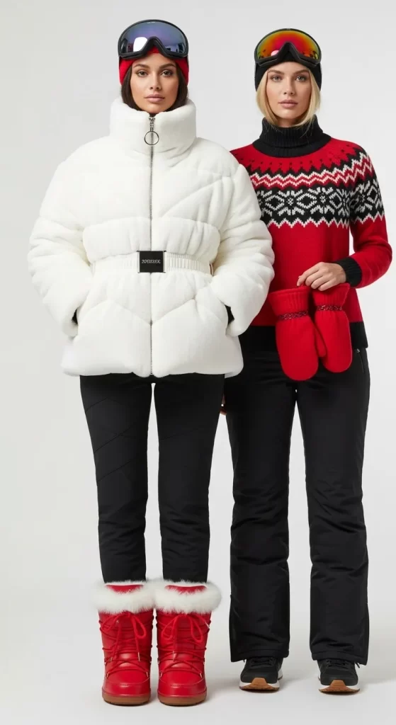 The Alpine Glam Puffer