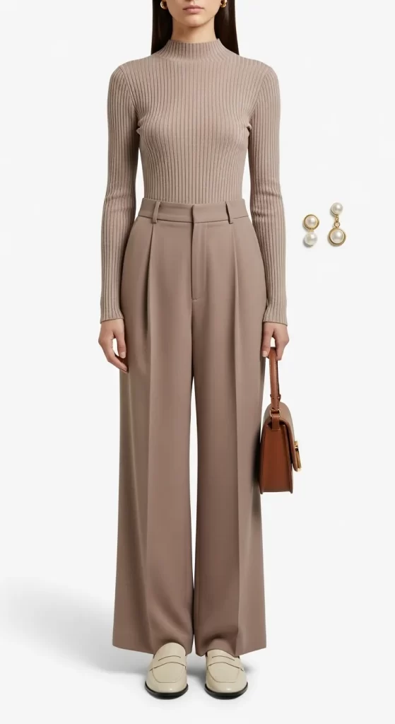 The Elegant Wide-Leg Trouser