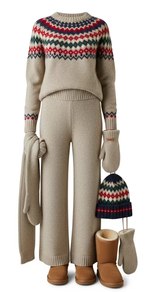 The Fair Isle Knit Set The Fair Isle Knit Set