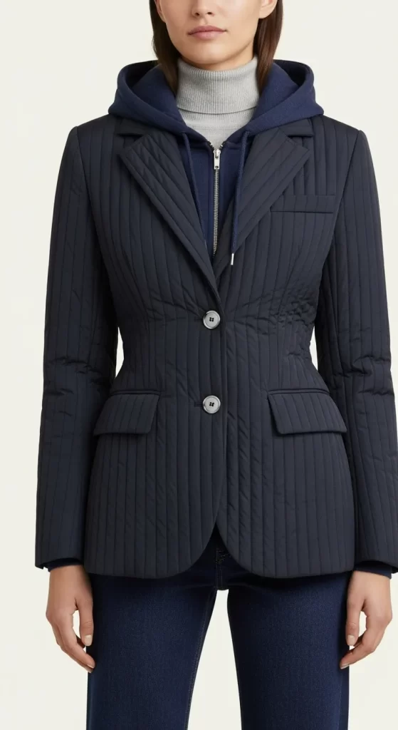 The Quilted Power Blazer