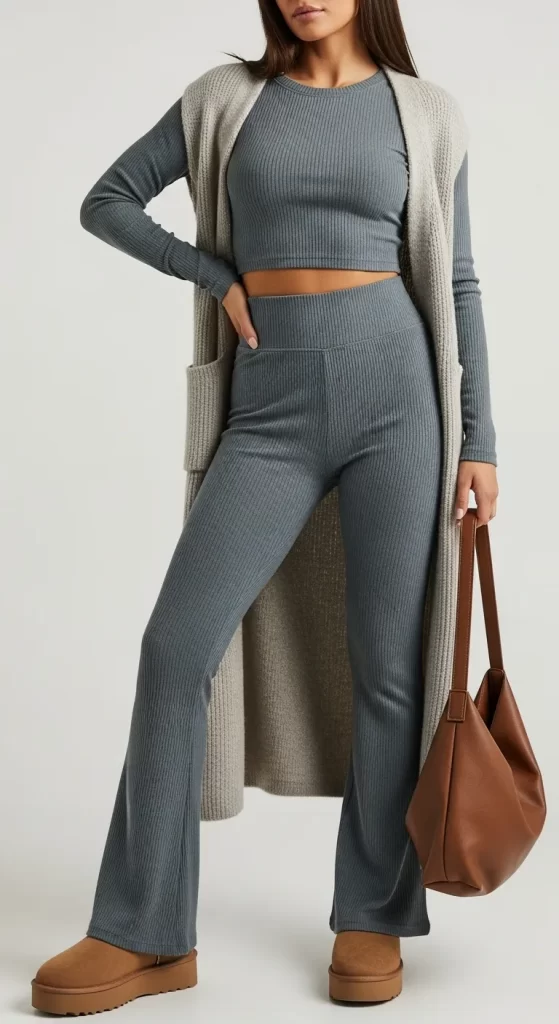 The Modern Three-Piece Knit Set