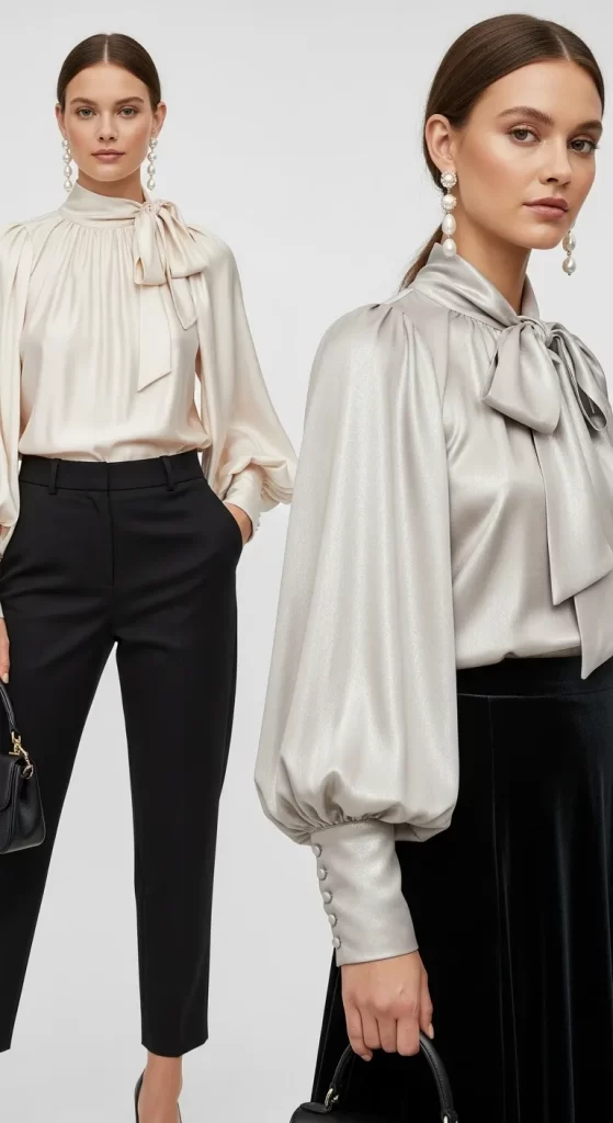 The Romantic Bow Blouse