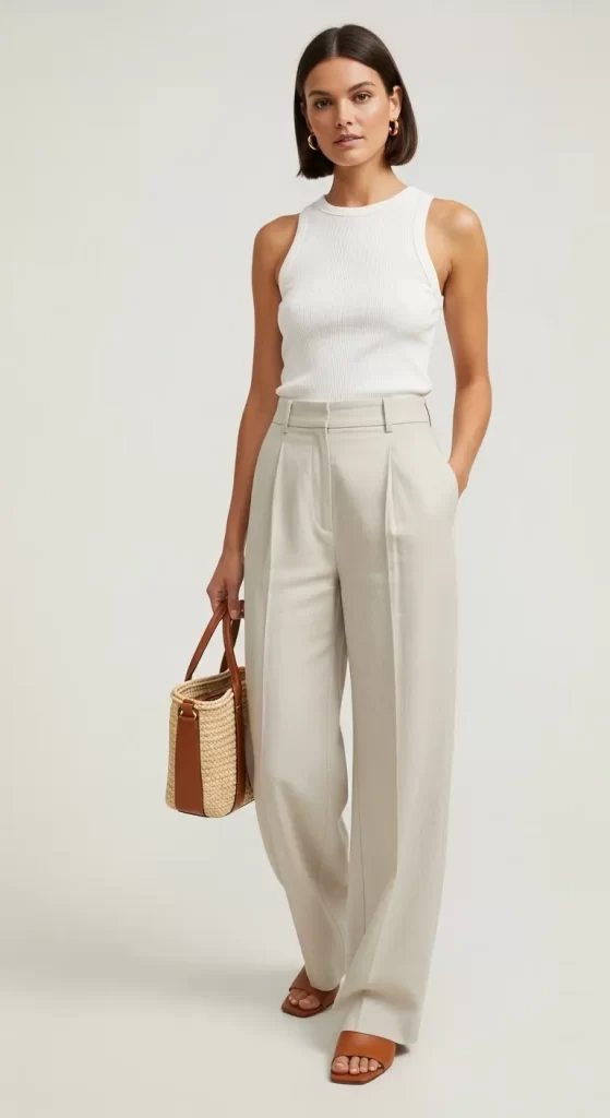 The Minimalist Wide-Leg Trouser