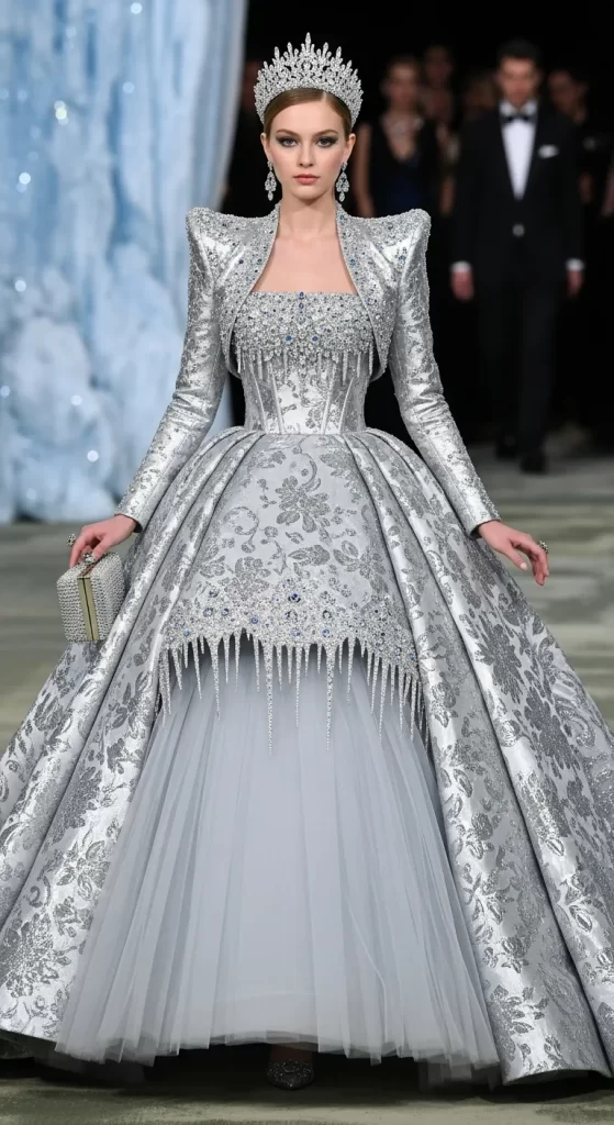 The Ice Queen's Couture Gown