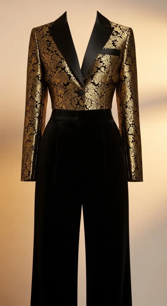 The Gilded Brocade Tuxedo