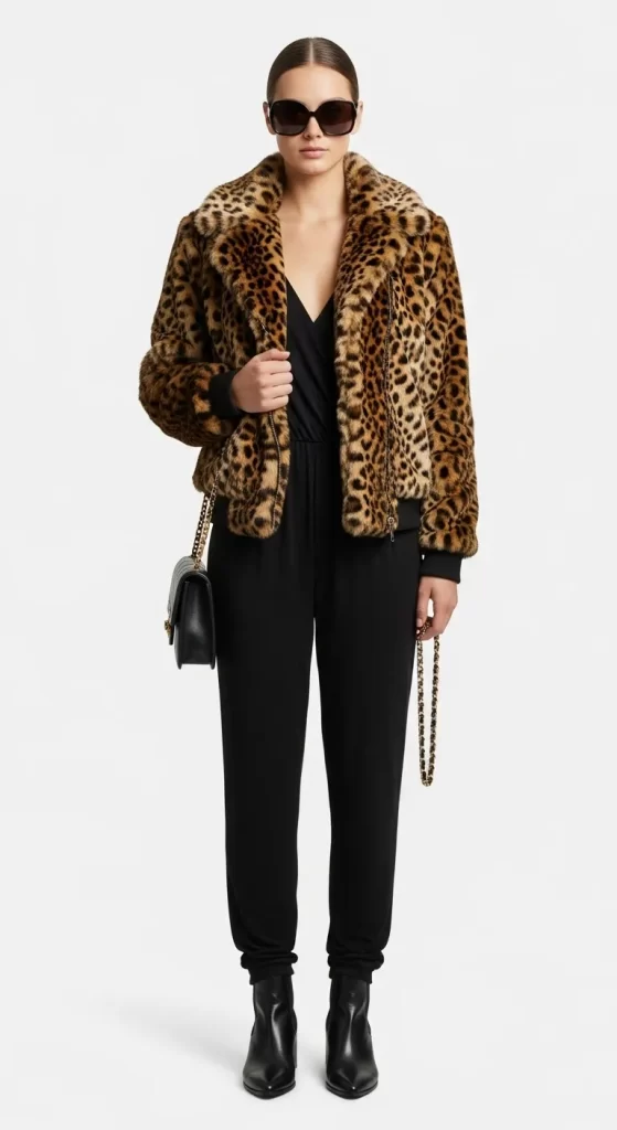 The Glamorous Leopard Bomber