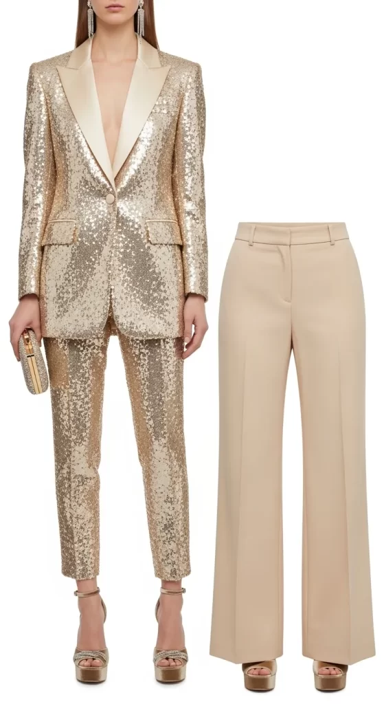 The Champagne Sparkle Suit