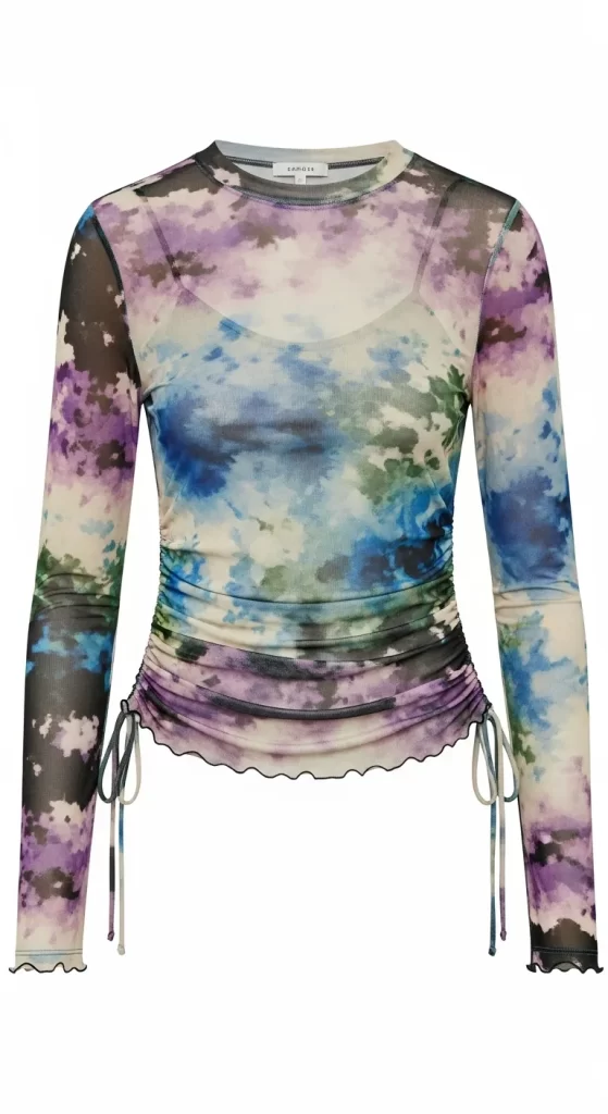 The Layerable Printed Mesh Top