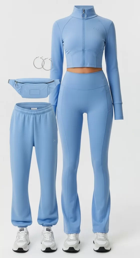 The Sky Blue Athleisure Set