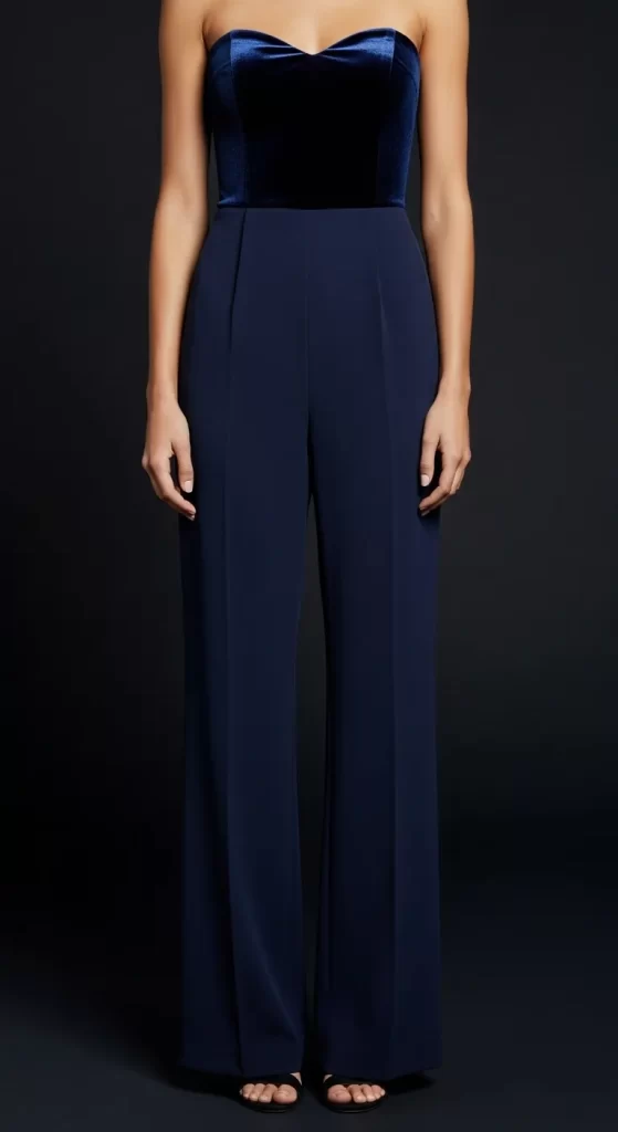 The Velvet Bodice Jumpsuit